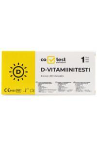 Kotona tehtävät hyvinvointitestit. D-vitamiinitesti, CE-merkitty lääkinnällinen laite. Tuotekoodi: Co_29