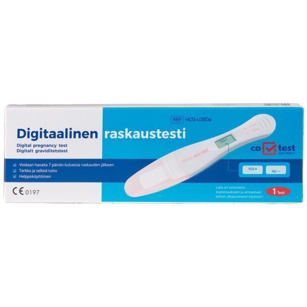 Co-Test_Digitaalinen raskaustesti. Tuotekoodi: Co_32