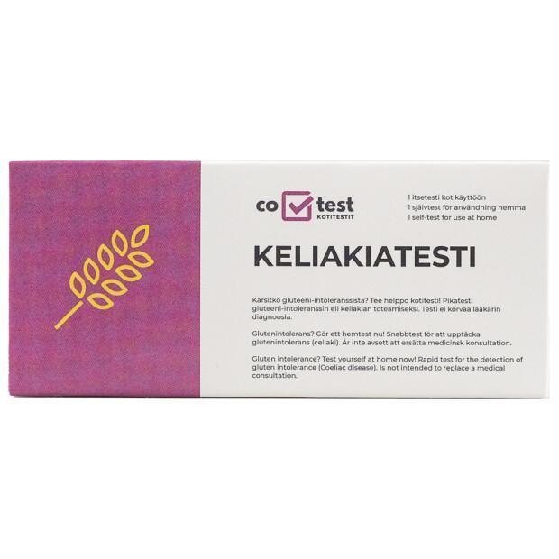 Co-Test CE-merkitty Keliakiatesti. Kotitesti. Tuotekoodi: Co_33