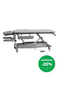 Kesäkuun kampanja: Fysioline PRO 400 hierontapöytä -20%. Koskee vakiovarusteltua pöytää, lisävarusteet normaalihinnoin. Kuvan pöytä lisävarusteilla.