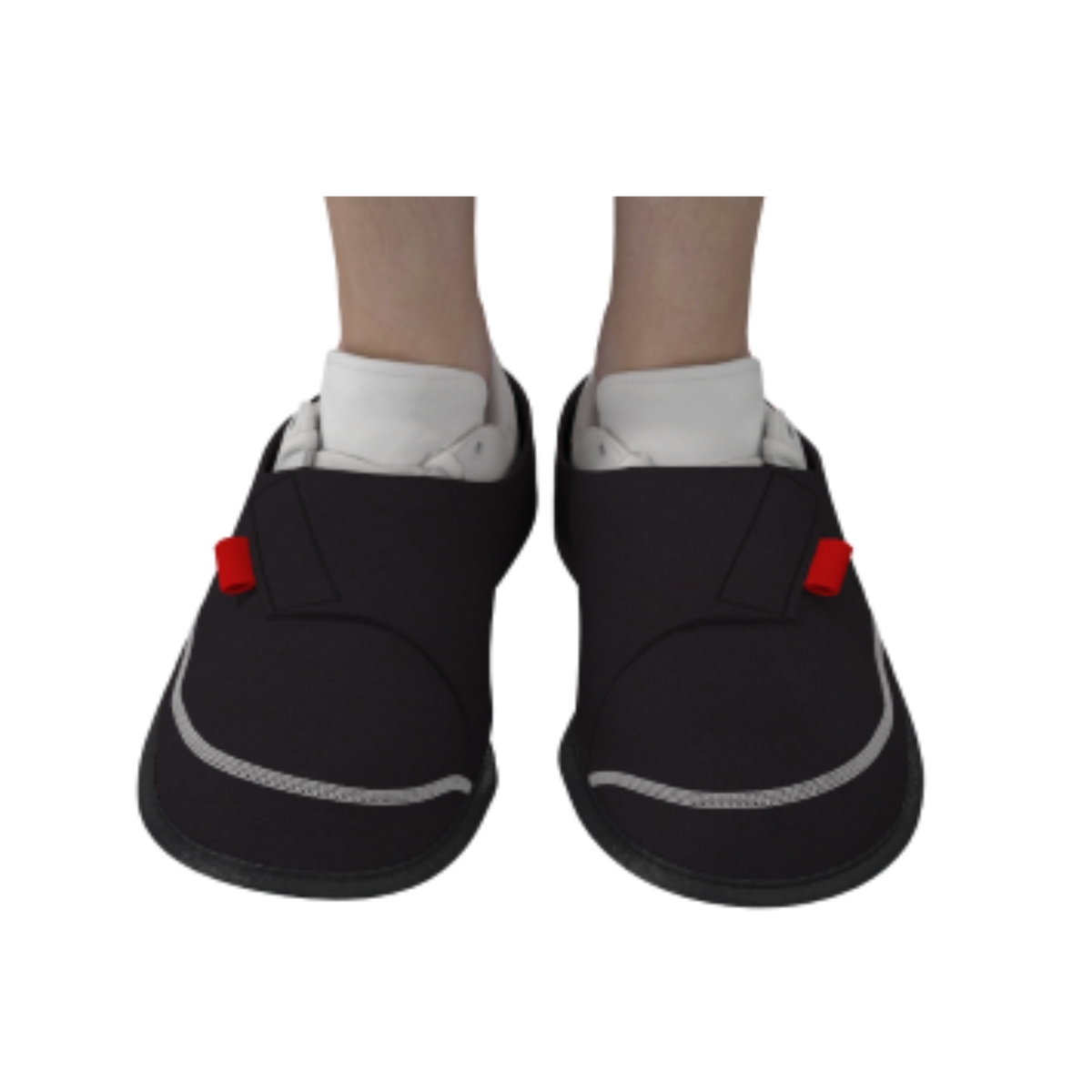 Qualisys Mocap Shoe covers w velcro fabric. Tuotekoodi QUA_Shoecover