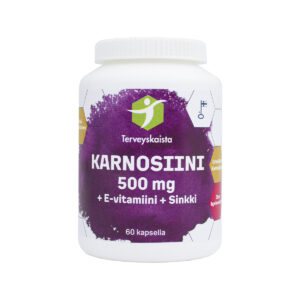 Terveyskaista Karnosiini 500 mg 60 kapselia.